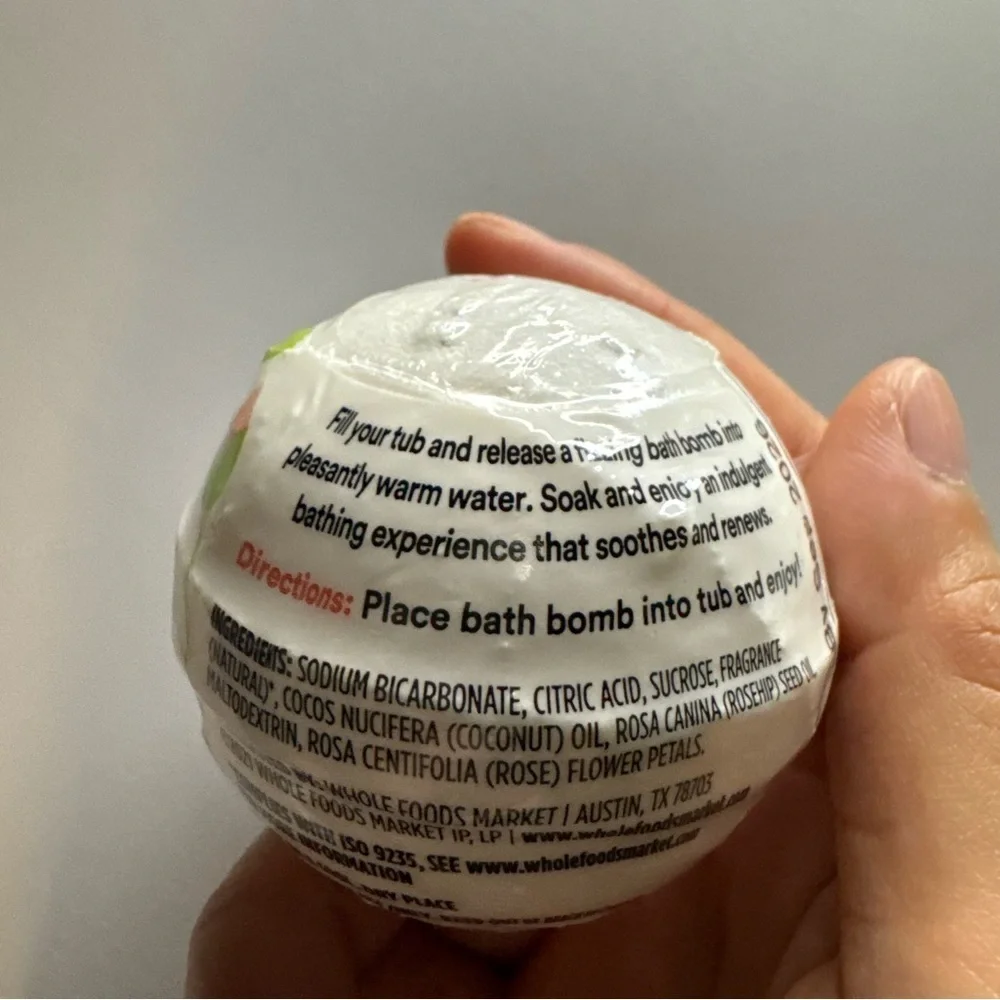365 by Whole Foods Market Rose Petal Scented Bath Bombs